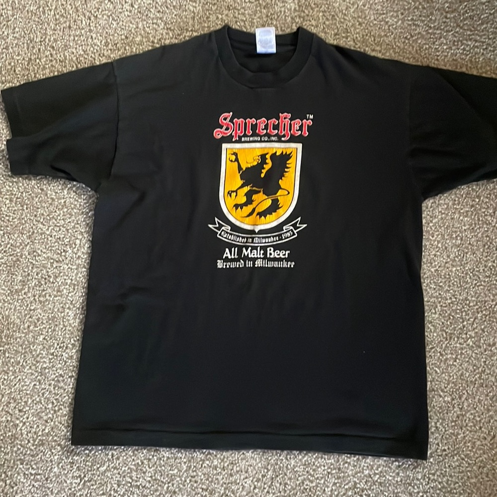 Vintage Sprecher Brewing Co. Milwaukee Brewery 1985 Single Stitch Shirt